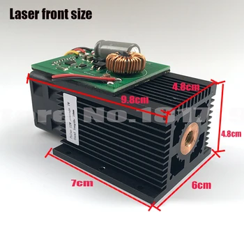 High-power DIY Laser engraver machine laser engraving Laser module Blue Light 450nm,DIY Focusable 4000mw,4W Blue Laser Module