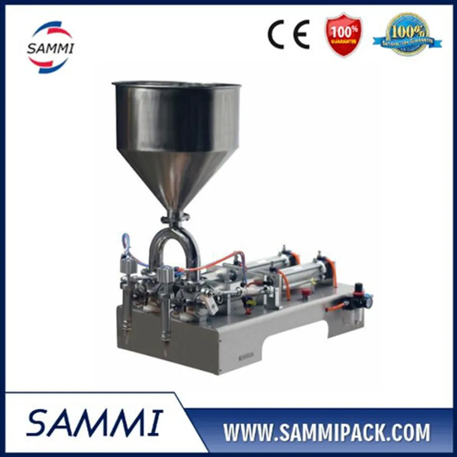 Double Heads Cream filling machine(50-500ml) for shapoo,bath gel,liquid detergent+new arrive +pneumatic+stainless steel