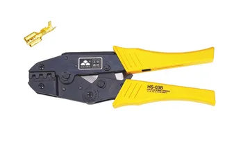 Ratchet crimping plier 1.5-6.0mm2 AWG20-10 terminals crimping tools multi crimping pliers(EUROPEAN STYLE))