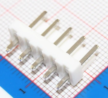 500pcs VH3.96-5P 5Pin Connector Pin Header VH-5P 3.96mm Pitch Plastic base Metal Pin Profess