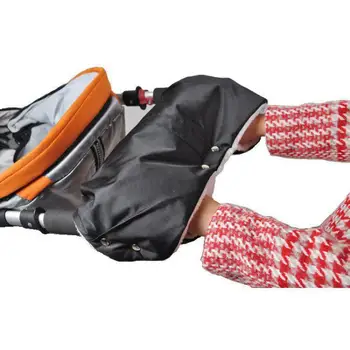Baby Stroller Accessories Winter Waterproof Anti-freeze Pram Hand Muff Baby Carriage Glove Buggy Clutch Cart Glove Warm Handbags