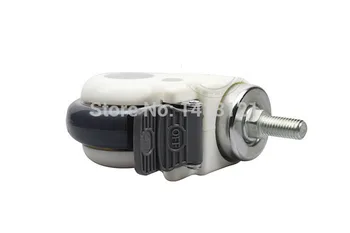 75mm ultra-quiet thread hospital medical carts chair caster swivel caster pulley universal wheel hardware parts