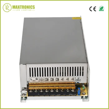 Quality 12V 40A 480W Switching Power Supply Driver for LED Strip AC 110-240V Input to DC 12V