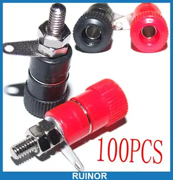 100pc Binding Post for Speaker Cable Banana Plug Tester
