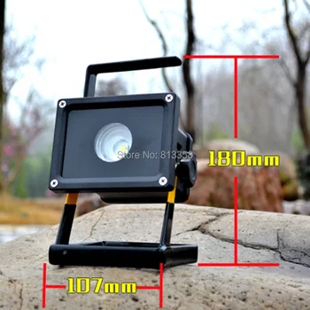 F02 1PC 30W Portable Rechargeable LED Flood light Spot Work Light XML L2 3mode power bank function outdoor lamp