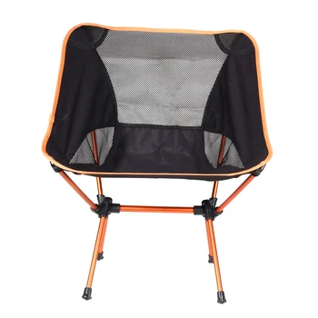 Portable Super Light Breathable Chair Folding Seat Stool Fishing Camping Hiking Beach Picnic Barbecue Chair CA1T