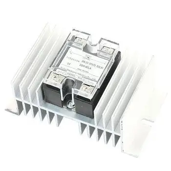 4-20mA to AC 28-280V 40A Current Control Single Phase Heatsink Solid State Relay