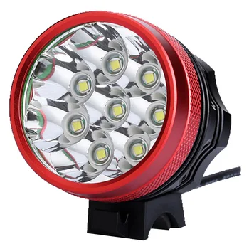 Lightseen bike light 8 LED 9800lm Rechargeable 18650 Battery bike accessories cycling light