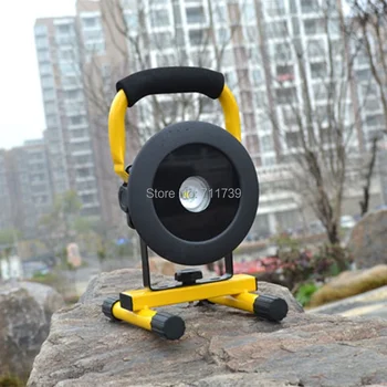 New F01 1pc 30W Rechargeable Led FloodLight Portable Emergency Outdoor Working Light Waterproof 1200Lm 3mode High Brightness