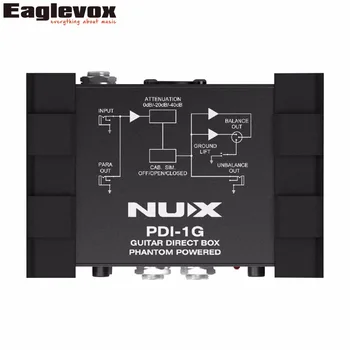 NUX PDI-1G DI Box With Speaker Cabinet Simulation Function Hi-Z Input for Guitar and Bass