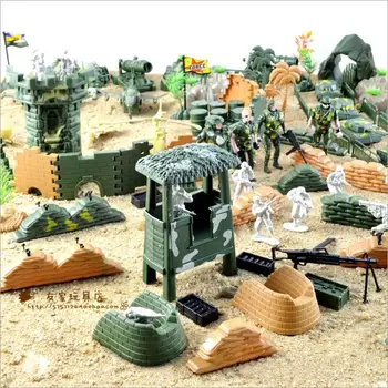 Modern Special Forces Corps of military soldier Playsets war plastic soldier toys LAPD Swat