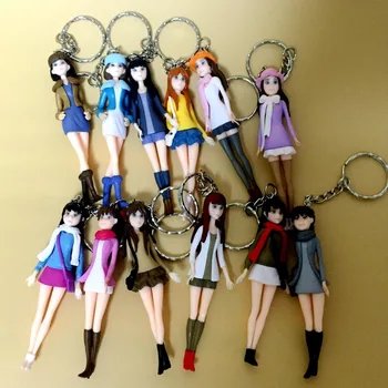 Japanese white-collar office workers Japanese girl keychain Japan and 12pcs/set toys gift