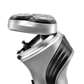POVOS Ergonomic Design Electric Shavers Rechargeable Men Triple Blade Head Waterproof Razor with Three Colors PW751/750
