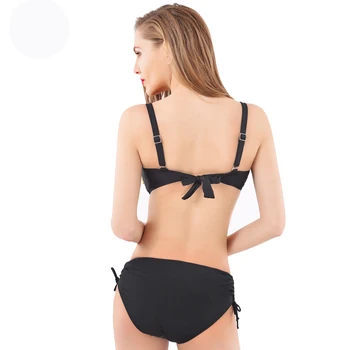 2017 New Sexy Bikinis Women Swimsuit Push Up Bikini Set Bathing Suit Halter Top Buiqini Summer Beach Wear Plus Size Swimwear