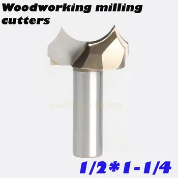 1pc 1/2*1-1/4 CNC woodworking carving tools milling cutter router bits for wood
