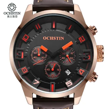 Fashion Men's Wrist Watches Male Luxury Brand OCHSTIN Quartz Watch Men Military Chronograph Sport Watch Man Relogio Masculino