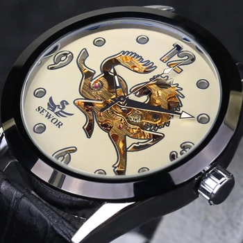 Watches Men Watch Luxury Top Brand SEWOR New Fashion Men's horse Dial Designer Automatic self-wind Watch sports Wristwatch clock
