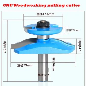 1pc engraving machine tools wood slotting router bits woodworking cutter