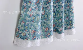 2-10 years summer sundress girl sleeveless lace Vest Dresses For Teenage Girls Size:90-140cm girls clothing wholesale LC