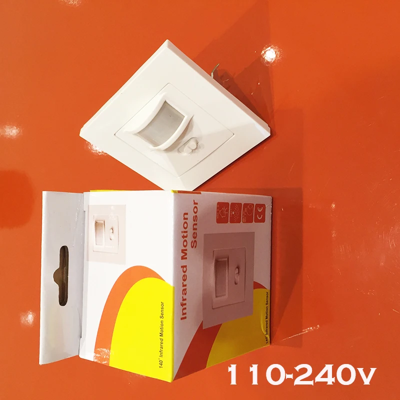 Hot 160 degree high sensitivity PIR Motion Sensor Switch 110v -240v Motion Sensor Automatic wall Light Switch