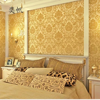 European-Style Extra Thick Wallpaper Rolls Nonwovens 3D Embossed Wall Paper For Living Room Bedroom Background Home Decor