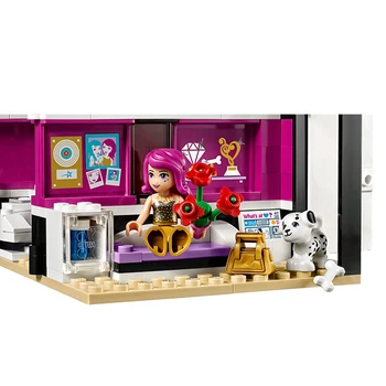 TELECOOL Friends Building Blocks Girl Dressing Room 282pcs Figures Building Block Bricks Toys Compatible With Lepin Toy