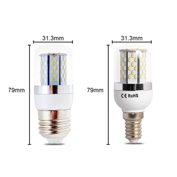 Mumeng E27 E14 led Corn Bulb 6W led Light 78pcs SMD3014 Ampoule led 110V 220V led lamp Energy Saving Ampoule for home chandelier