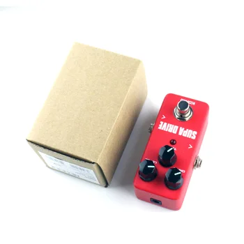 Supa Drive Overdrive Guitar Effects Mini Effect Pedal Drive Level Tone Control Ture bypass Kokko