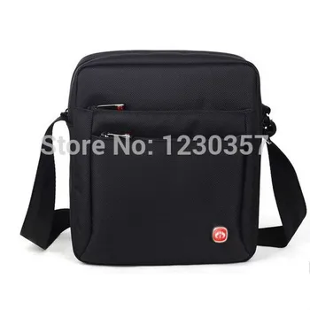 25*22*8CM  Man black oxford messenger bag small casual-bag canvas nylon