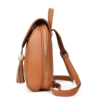 2017 Women PU Leather Backpack Designer Bag Girl Casual School Bags For Teenagers Sac A Main Rucksack Backpacks Mochila Back Bag