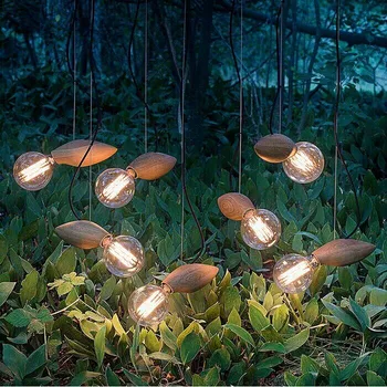 Wood Light For Dining Room Bedroom Fish Swim Home Lamp Fixture Design Lighting Light Decoration Creativity Chandelier