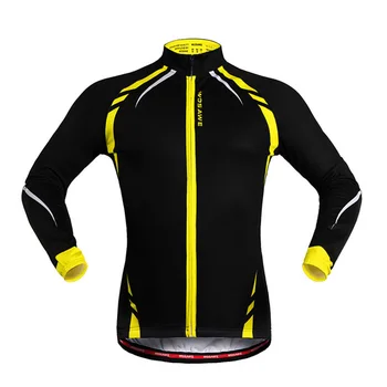 WOSAWE Cycling Jacket Winter Sportswear Breathable Quick Dry Bicycle Jersey Fleece Thermal Cycling Clothing Bike Bicycle Jacket