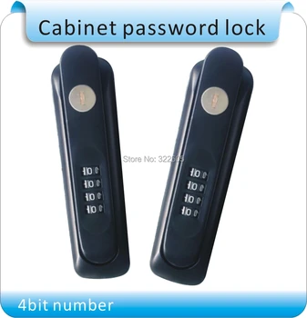 ZC-109 4 bit number password lock safe cabinet lock metal shell ( unplugged )mechanica password .