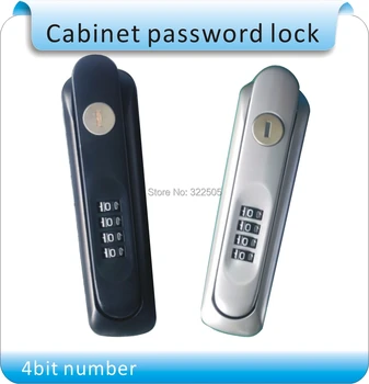 ZC-109 4 bit number password lock safe cabinet lock metal shell ( unplugged )mechanica password .