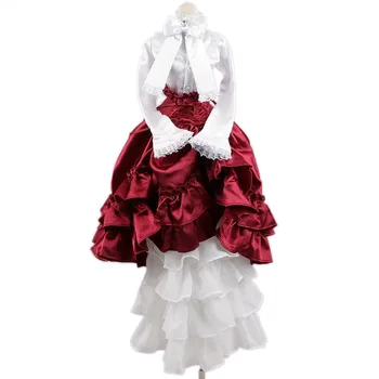 Wamami] 109# White-Red Dress/Clothes/Suit For 1/3 SD DOD AOD BJD Dollfie