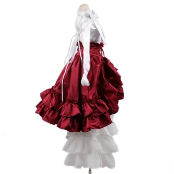 Wamami] 109# White-Red Dress/Clothes/Suit For 1/3 SD DOD AOD BJD Dollfie