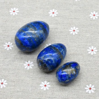 Ronny Zhu Wenwu Lapis lazuli Drilled Yoni Eggs Rose Quartz Yoni Wand Massage Set Carving Wa Ben Balls for Women Kegel Exercise