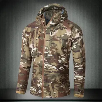 Tactical jacket military clothing hardshell hunting clothes camouflage Outdoor Camping  coat for men multicam windbreaker coat