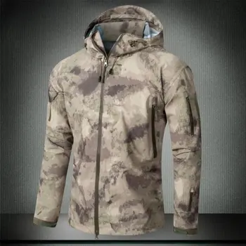 Tactical jacket military clothing hardshell hunting clothes camouflage Outdoor Camping  coat for men multicam windbreaker coat