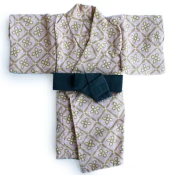 Wamami] Bathrobe Pink Flower Kimono Clothing Coat 1/4 MSD DOLL BJD Dollfie