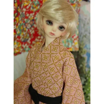 Wamami] Bathrobe Pink Flower Kimono Clothing Coat 1/4 MSD DOLL BJD Dollfie
