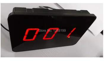 Wireless display receiver for wireless calling system restaurant pager to work with Waiter Table Bell Button