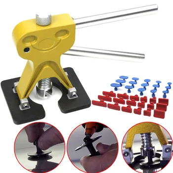 Car Body Dent Lifter Puller Tabs Paintless Dent Repair Hail Removal PDR Tool ferramenta pdr dent lifter and glue tabs kit
