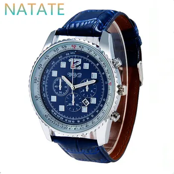 Men Luxury Brand WEIYAQI Quartz Watch Fashion Relogio Men Sport Large Dial Waterproof Business Calendar Wristwatch PENGNATATE
