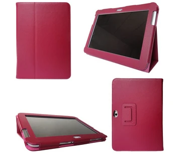For Samsung Galaxy Tab 2 10.1 P5100 P5113 P5110 case PU leather stand cover+ one stylus pen gift