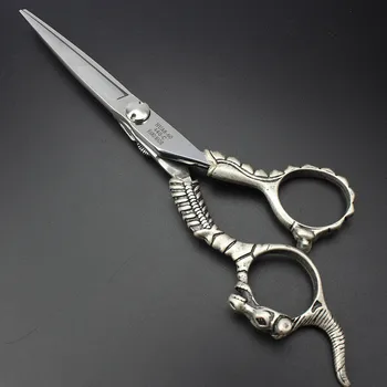Sharonds 6 inch personality sheep head hair scissors salon hair styling tools high grade stainless steel hairdressing scissors