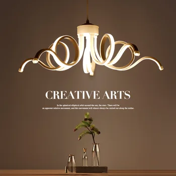 Personality Modern Hanging Lamp Unique LED Pendant Light For Bedroom Dining Room Suspended Lighting Ceiling Drop Lights Fixture