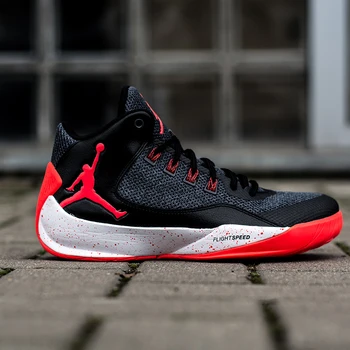 Nike AIR Jordan Shoes RISING Men's Basketball Flyknit Nike Air Max jordan shoes #844065-006