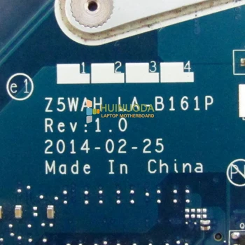 Z5WAH LA-B161P NBML911001 NB.ML911.001 For acer Aspire E5-571 E5-531 laptop motherboard SR1DV Celeron 2957U CPU warranty 60 days
