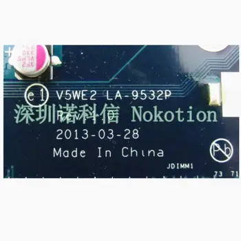V5WE2 LA-9532P NBM8E11002 NB.M8E11.002 For acer aspire E1-532 E1-572G Laptop motherboard SR170 I5-4200U warranty 60 days